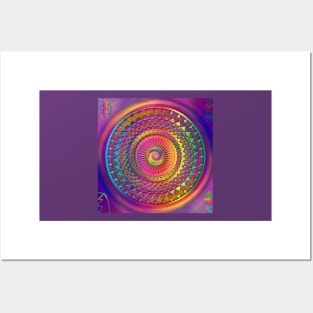Sun Mandala (Healing Arts-Reiki Symbols) Posters and Art